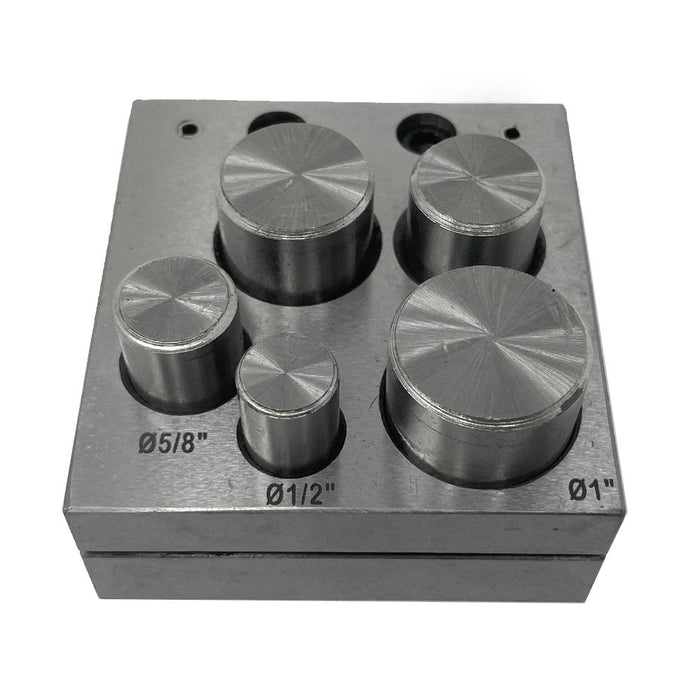 Round Disc Cutter Set of 5 (12mm - 25mm)