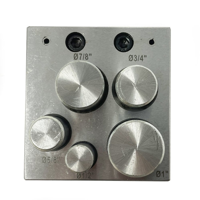 Round Disc Cutter Set of 5 (12mm - 25mm)
