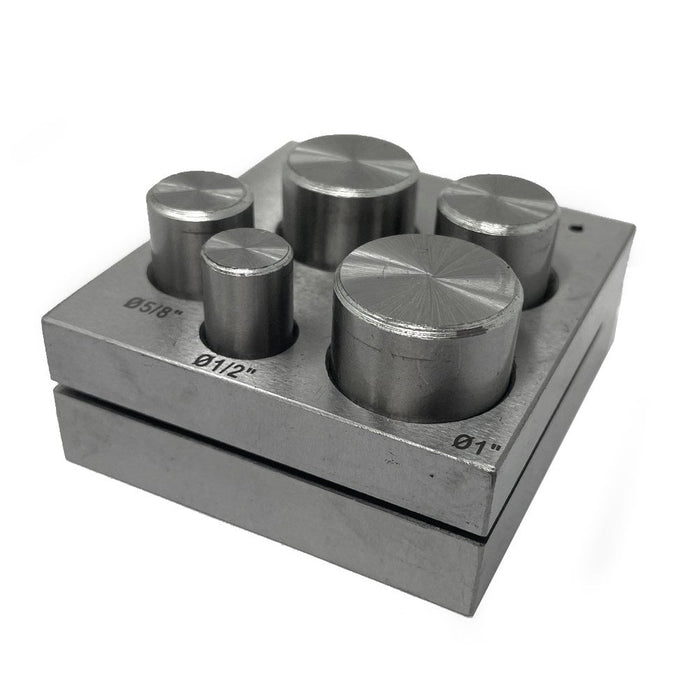 Round Disc Cutter Set of 5 (12mm - 25mm)