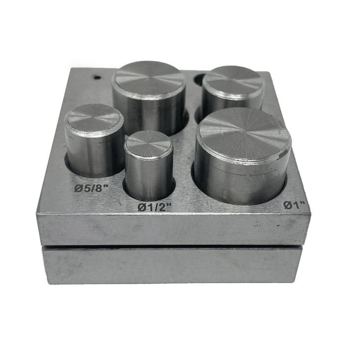 Round Disc Cutter Set of 5 (12mm - 25mm)