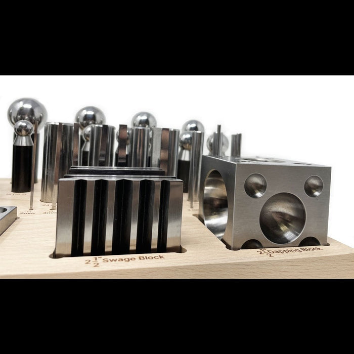 Royal Dapping Kit - Dapping Block And Punch Set