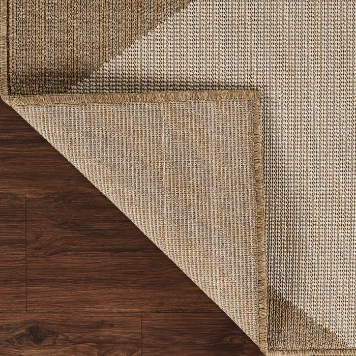 Sage Diamond Checkerboard Indoor Beige Rug