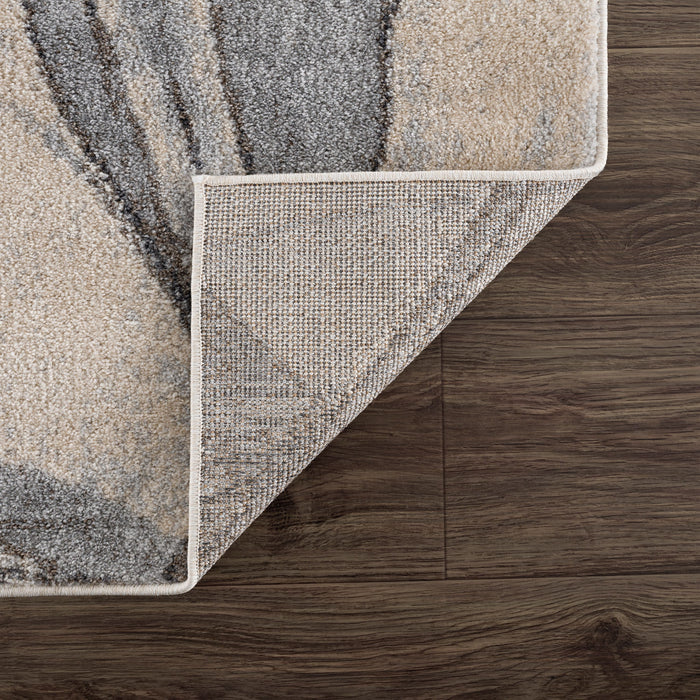 Sahara Mesh Waves Beige Rug