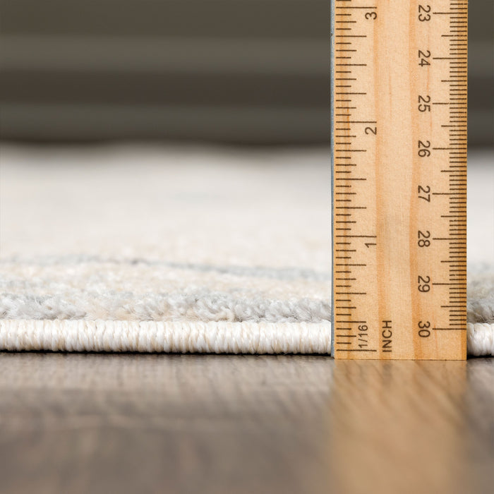 Sahara Mesh Waves Beige Rug