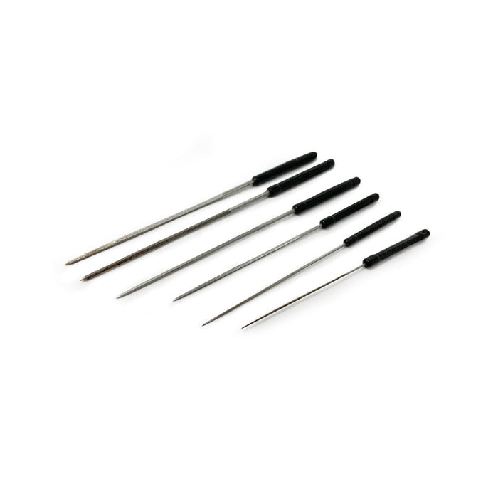 Set of 6 Cutting Broaches, 0.80mm - 2.30mm