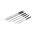 Set of 6 Cutting Broaches, 0.80mm - 2.30mm