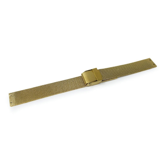 Skagen Style Fine Mesh Bracelet 14mm, Gold Plated