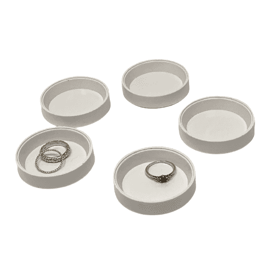 Small Parts Round Stackable Trays