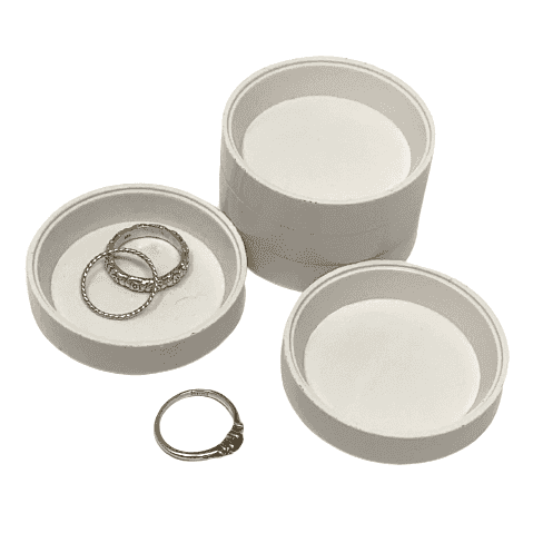 Small Parts Round Stackable Trays