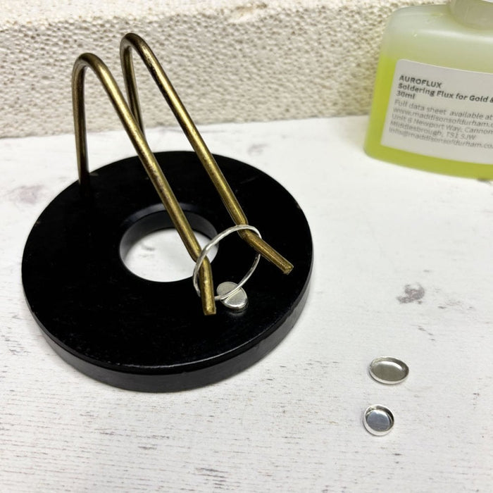 Solder Ring Stand with Adjustable Prongs