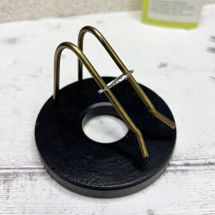 Solder Ring Stand with Adjustable Prongs