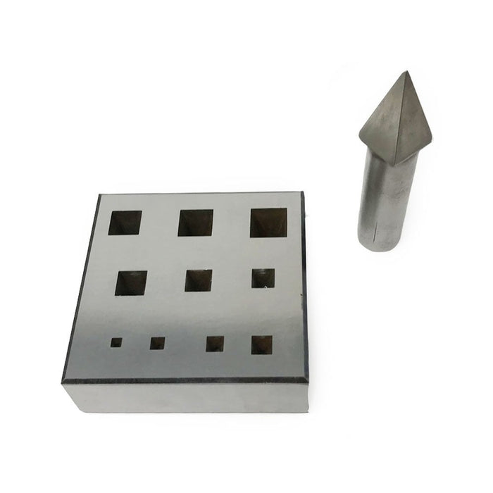 Square Bezel Collet Block & Punch