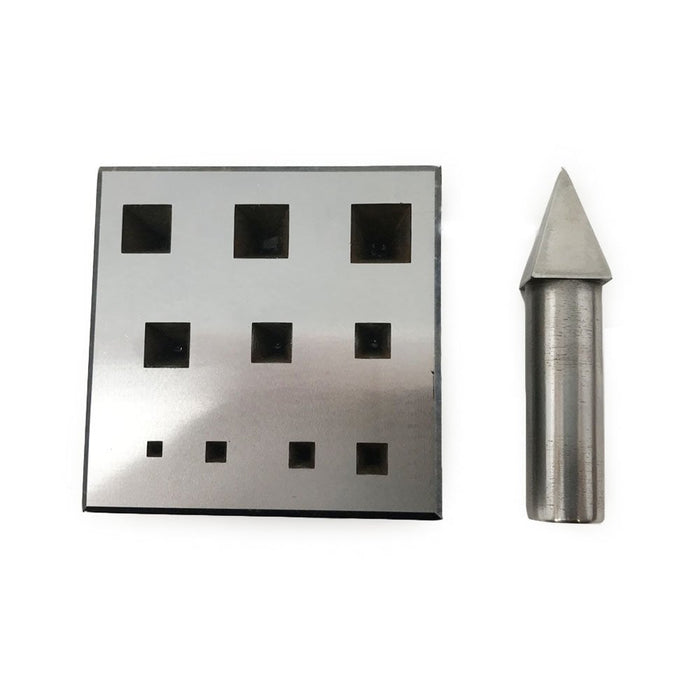 Square Bezel Collet Block & Punch