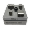 Square & Rectangle Disc Cutter Set of 4