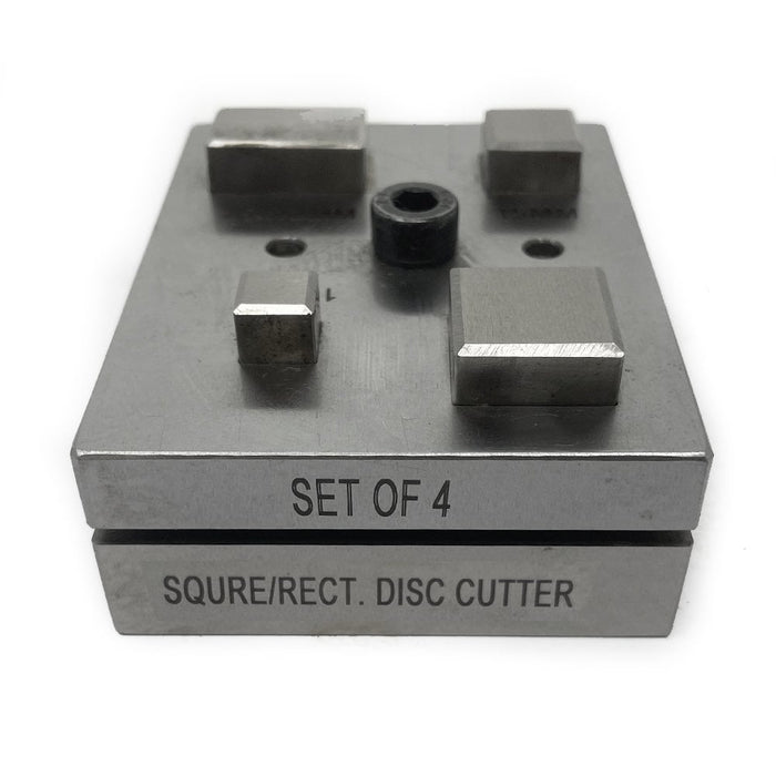 Square & Rectangle Disc Cutter Set of 4