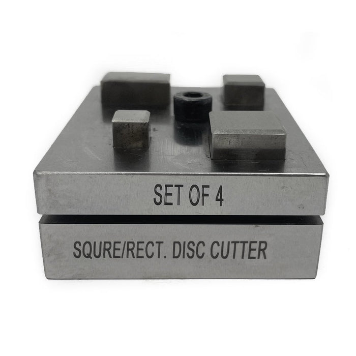 Square & Rectangle Disc Cutter Set of 4
