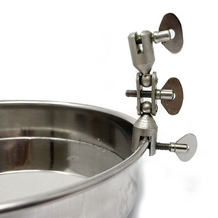Stainless Steel Rotating Annealing Pan with Third Hand Attachment
