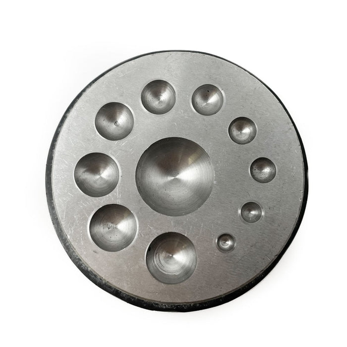 Steel Dapping Disc on Rubber Base