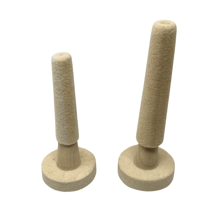 Tapered Felt Cone and Wheel - Choose Size