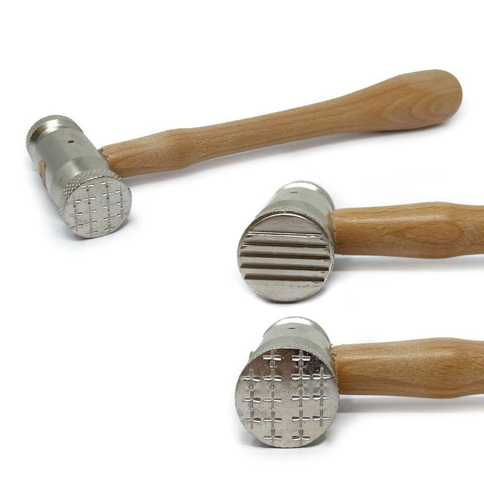 Texturing Hammer - Cross Weave & Vertical Lines