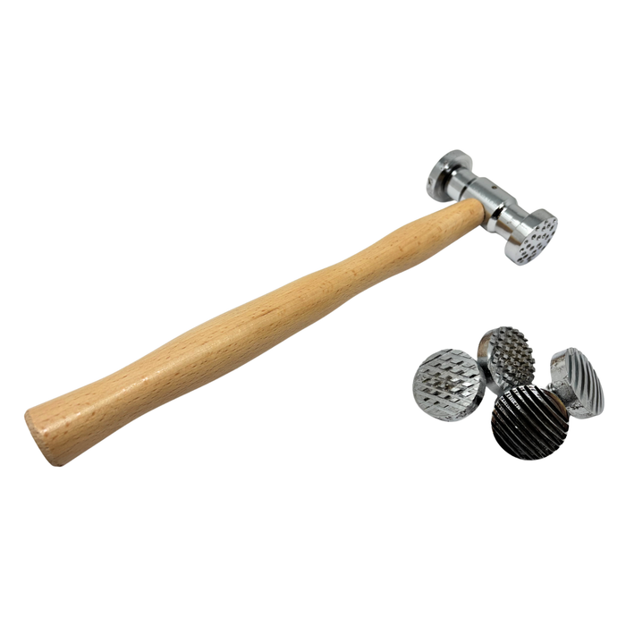 Texturing Hammer with 6 Interchangeable Heads