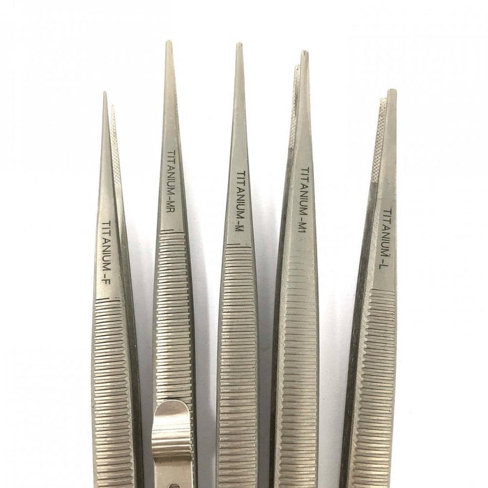Titanium Diamond Tweezer Set