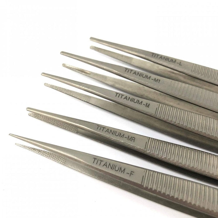Titanium Diamond Tweezer Set