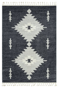 Tulum Grey Cream Diamond Rug