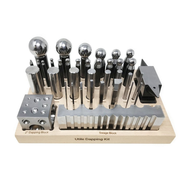 Utile Dapping Kit with Dapping Block and Anvil