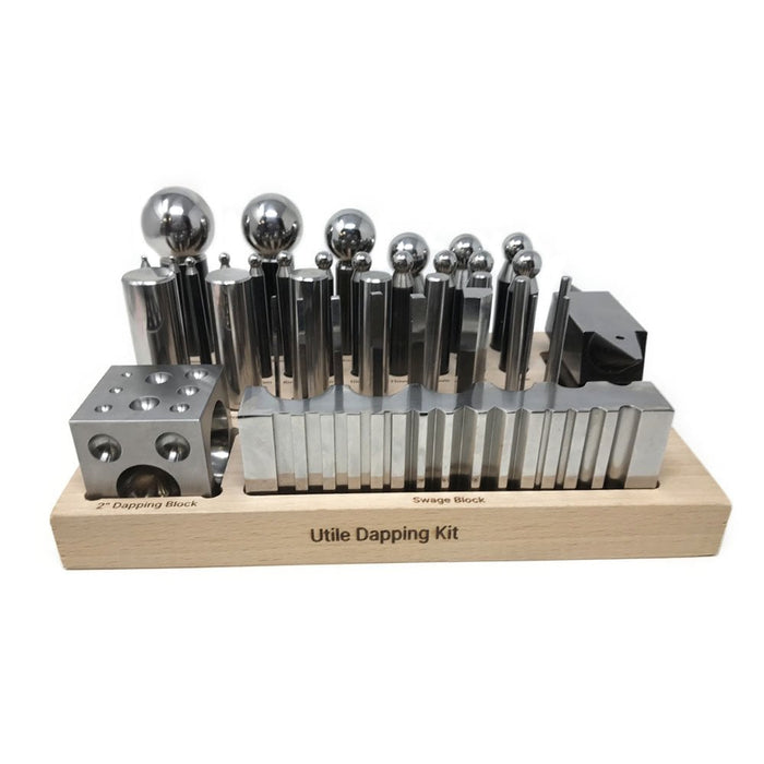 Utile Dapping Kit with Dapping Block and Anvil