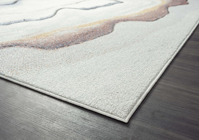 Venus Gears Grey Blue Rug