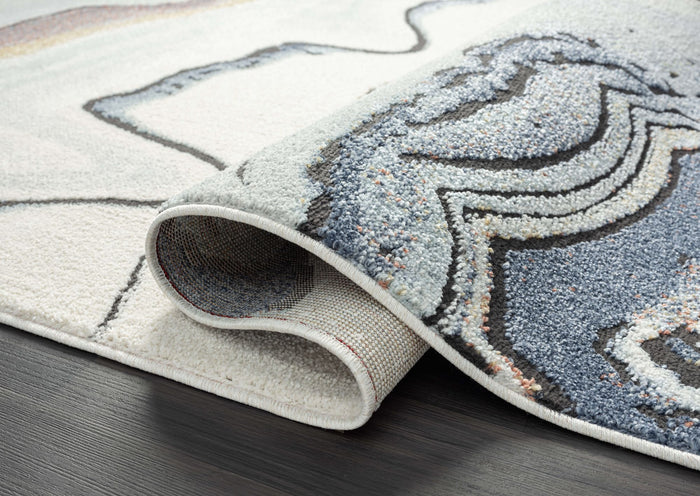 Venus Gears Grey Blue Rug