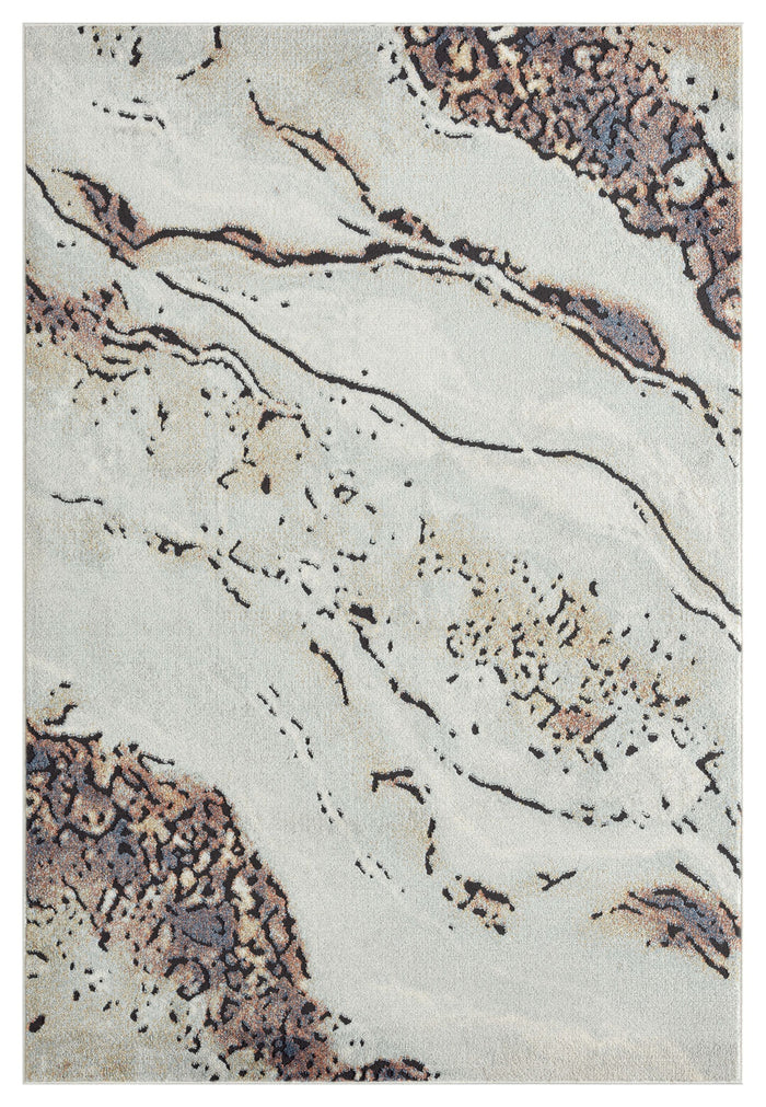Venus Ripples Grey Brown Rug