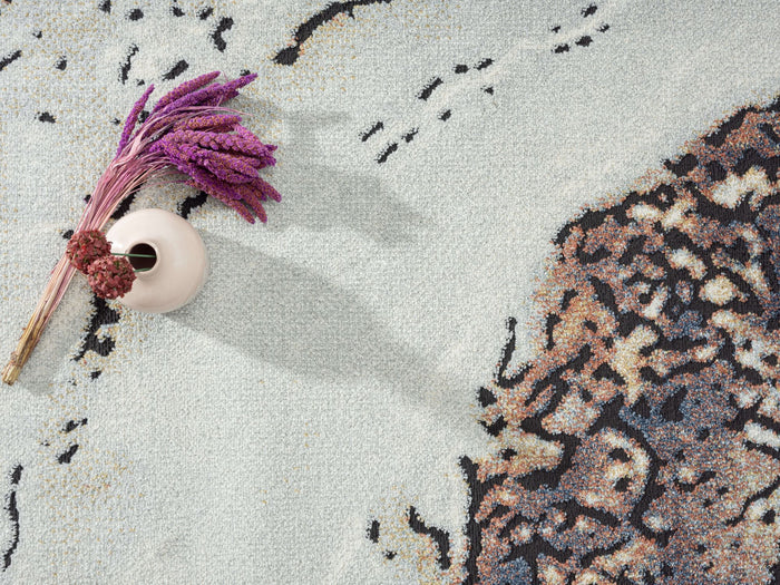 Venus Ripples Grey Brown Rug
