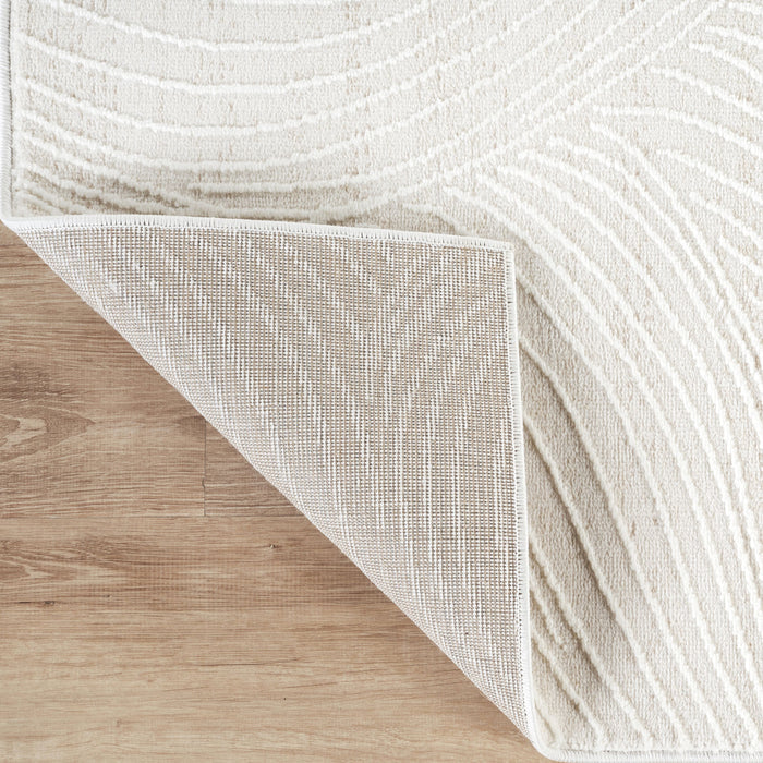 Vera Abstract Cream Rug
