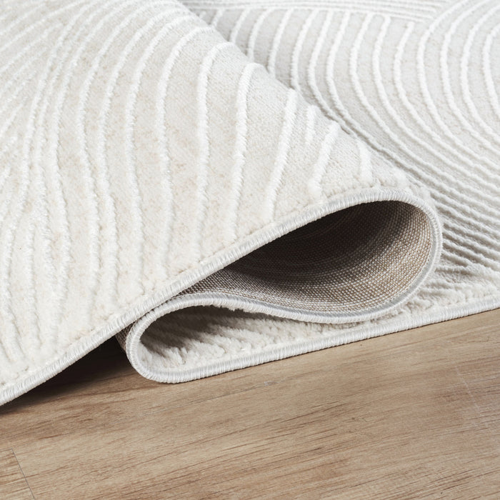Vera Abstract Cream Rug