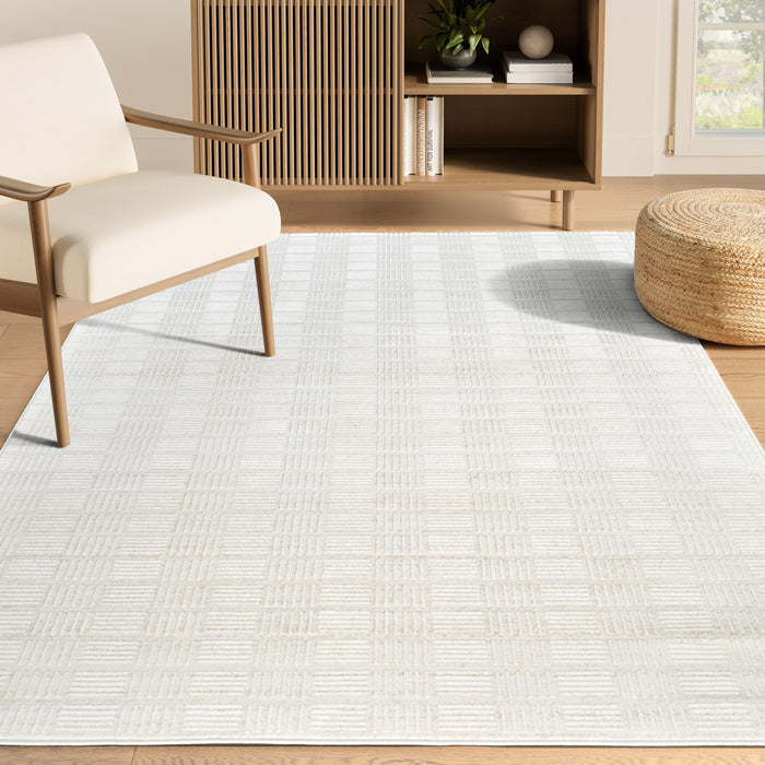 Vera Geometric Cream Rug