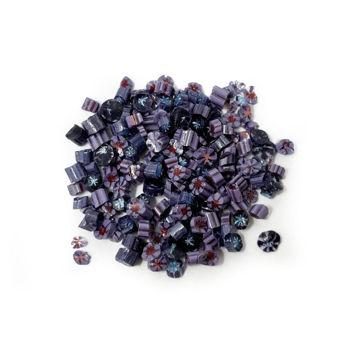 Vitreco Floral Wafers - Purple