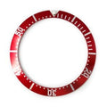 Watch Bezel Insert for Omega 082SU1360 – Red & Silver