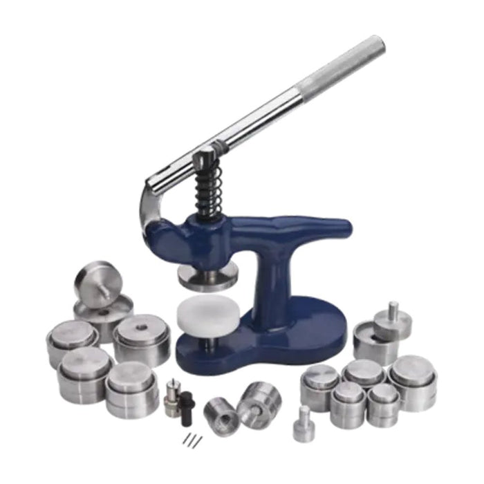 Watch Glass & Back Fitting Jig with 31 Aluminium Dies