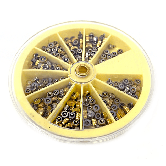Watchmakers Mixed Quartz Crowns 250 Pieces