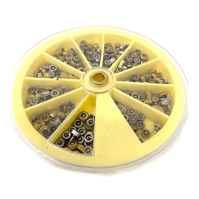 Watchmakers Mixed Quartz Crowns 250 Pieces