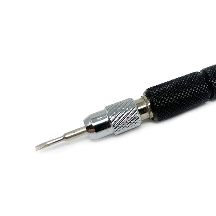Watchmaker's Screwdriver with 4 Interchangeable Reversible Blades