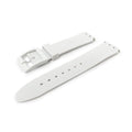 White PVC Watch Strap