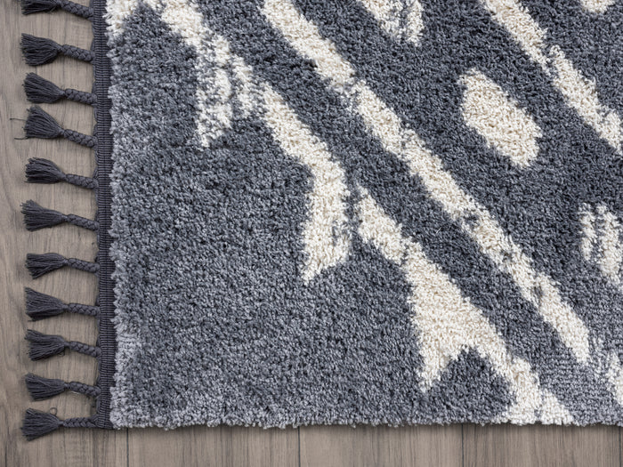 Willow Large Diamond Grey Rug