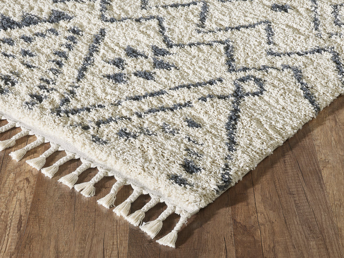 Willow Moroccan Tribal Cream Rug