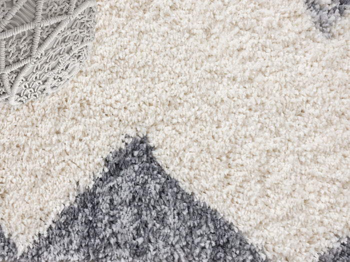 Willow Multi Diamond Cream Rug