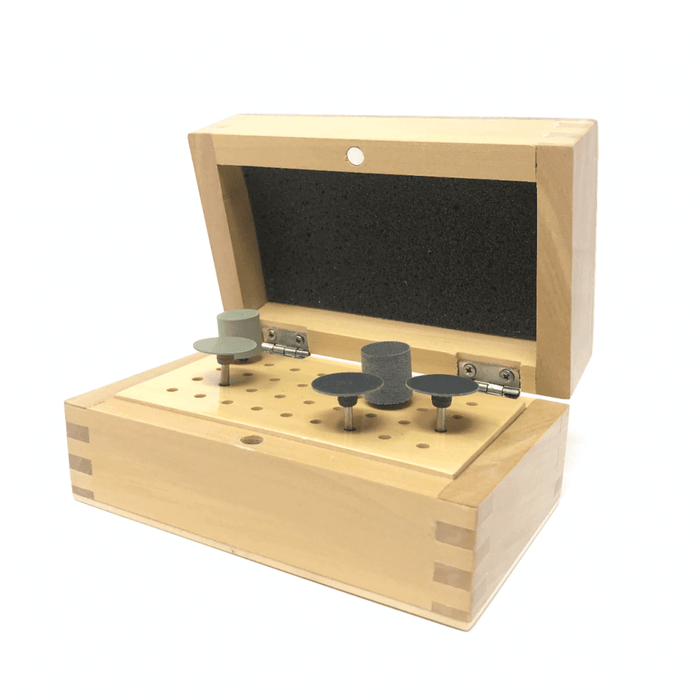 Wooden Burr Box with 36 Holes