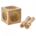 Wooden Dapping Block with Punches
