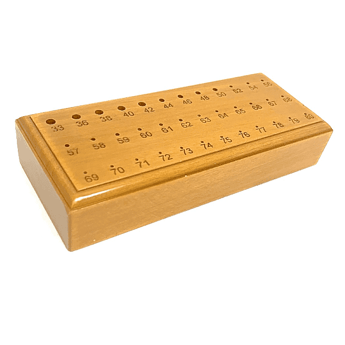 Wooden Drill Bit Stand